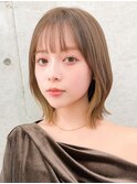 ボブ/ブリーチなし/髪質改善/イノアカラー/韓国ボブ/立川ボブ