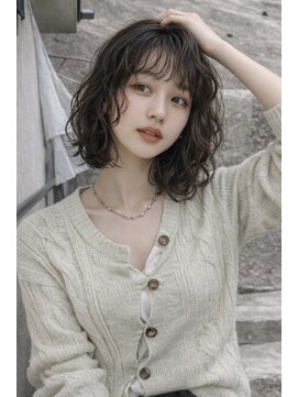 クラン 岡本(Chlan) エアリーカールロブ　シースルーバング