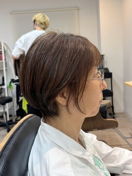 トト 船橋店(toto.) ☆ココアベージュ小顔スモーキーカラーショート[船橋]