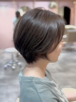 アットティー 金沢八景(at tee...)&nbsp;Foggy beige × ショートボブ＊.°