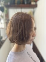 サーティーン(THIRTEEN)&nbsp;HUE Mirai 透明感カラー×大人ボブ　30代・40代