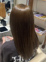 サロン ド ソーホー 蕨(Salon de SOHO)&nbsp;ブリーチなしダブルカラー/オリーブベージュ【佐藤ちほみ】