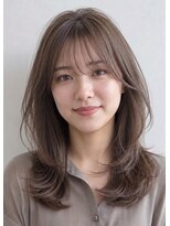 フルショウ アシヤ(FURUSHO ASHIYA) くびれレイヤー ミルクベージュフレンチバング