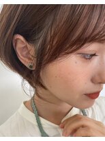 グレースバイハピネス(grace by happiness) 顔周りカット×ショートボブ×天使の艶カラー2ミルクブラウン