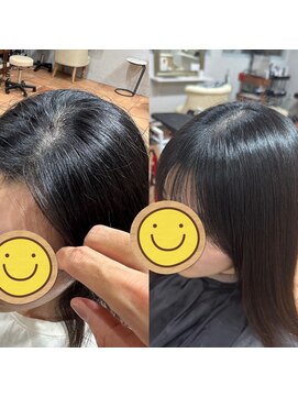 ボクノ 3号店(bokuno) 前髪の割れ 解消
