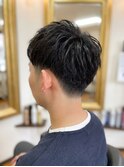 【清潔感アップ】ナチュラルフェード×束感マッシュ