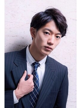 スタジオテオ(studio Teo) ビジネスナチュラルアップバング×サイドパート