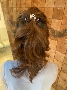 美容室 フラウ 横江店 結婚式ヘアセット☆