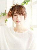 プチオシャレなアップスタイル