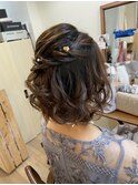 ボブハーフヘアアレンジ【ヘアセット/立川/立川南/国分寺】