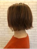 切りっぱなしボブ