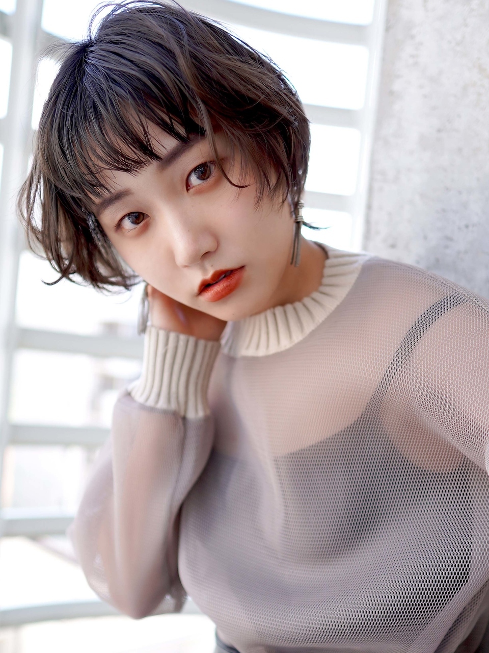 ラフィス ヘアー ティア 垂水店(La fith hair tear) 【La fith】マッシュショート×ビターショコラ