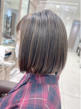 アッシュ 高円寺店(Ash) ベーシックボブのコントラストカラー★★