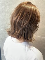 ラシサ(rashisa)&nbsp;切りっぱなしアッシュベージュボブ