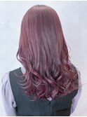 巻き髪カシス_ショコラアッシュヘルシースタイル_ba443801