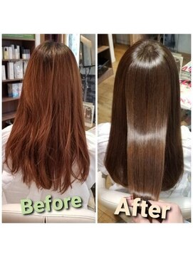 ノル(nol.) 髪質改善！TOKIOデザインストレート+Nドットカラー