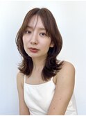 小顔ヘルシーレイヤースタイル透明感カラー【修】20代30代40代