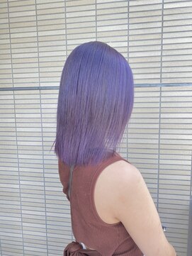 ハイプ(HYPE) 【藤沢横浜】ホワイトラベンダーカラー/パープルカラー