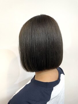 ヘアープロデュース ラピセット 松山(Lapset) 20代30代40代髪質改善カラーアッシュグレージュ艶感ストレート