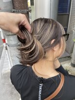 ヘアカロン(Hair CALON) ハイライトカラーダブルカラーデザインカラー韓国