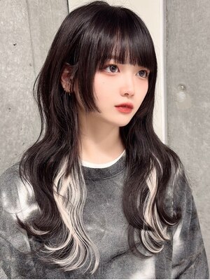 【人毛100%高品質シールエクステ45cm×40本 13200円～】ヘアカラーと同時施術可能♪貴方だけのデザインを☆