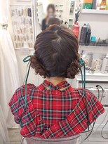 リムネ(RIMUNE)&nbsp;編み込みツインお団子