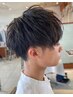 メンズカット+縮毛矯正+【インプライムトリートメント】￥11000 ケア縮毛矯正