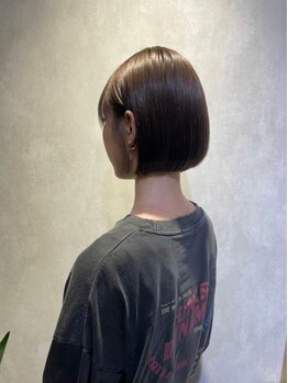 ベルプロッドバイアルター 千葉(bel. prod by aL-ter)の写真/-小顔叶えるショートカット*-髪質を活かした毛先数ミリ単位までこだわるショートボブ*千葉駅の高評価salon*