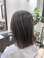 ベルヘアーデザイン 堺東(Belle hair Design)&nbsp;コントラストハイライト/ケアブリーチ/ハイライト/白髪ぼかし