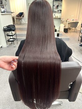 架空(KAQU)の写真/髪のクセや広がりを解消し、憧れの艶髪に♪ダメージレスと自然な仕上がりで、今までにないツヤさら美髪に。