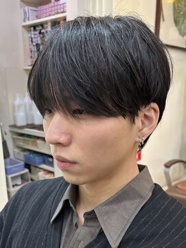 レボルトヘアー(R EVOLUT hair) ラウンドマッシュシースルーマッシュ柏ニュアンスパーマフェザー