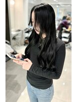 ユーフォリア 池袋東口駅前店(Euphoria) 10代20代30代大人かわいい韓国風ブルーブラックヨシンモリヘア