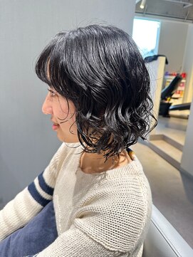 アム(amu) パーマボブ/ボブパーマ/パーマヘア/パーマ/ゆるめパーマ