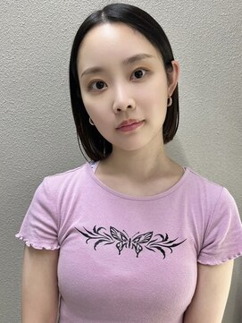 アイドットプラス 札幌大通り(i.+ODORI) 前髪なしぷつっとヘイリーボブ20代30代40代