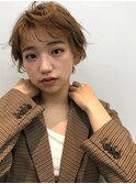 くせ毛風/マッシュパーマ/ショートウルフ/橋本
