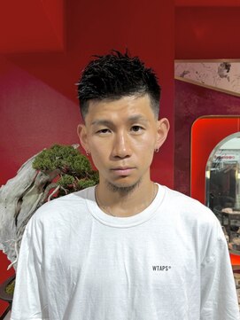 メリケンバーバーショップ トーキョー(MERICAN BARBERSHOP TYO) スパイキーショート/スペインカール/アップバング【嶋壽】268