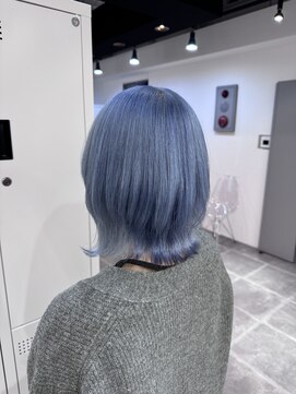 ペレ 栄店(PELE) ホワイトグレージュ/デジタルパーマ/チェリーブラウン/栄