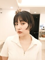 ガーデンヨコハマ(GARDEN YOKOHAMA) ショート ショートボブ ハイライトカラー 縮毛矯正 夏