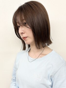 モリオフロムロンドン 松戸店(Morio from London) 【モリオ松戸　石山】大人可愛い切りっぱなし外ハネボブ20代30代