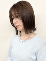 モリオフロムロンドン 松戸店(Morio from London) 【モリオ松戸 石山】大人可愛い切りっぱなし外ハネボブ20代30代