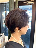 ロンドリゼル 札幌(Lond RiseL)&nbsp;グランマッシュ/オリーブグレー/ショート/ヘイリーボブ/前髪