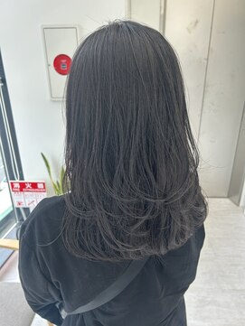 ビューナゴヤ 名駅(VIEW NAGOYA) レイヤーカット/ミディアムレイヤー/ローレイヤー/黒髪