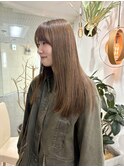 ブリーチなしで叶える！柔らかヘーゼルベージュ！
