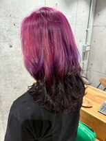 ルース(LOOSE) ツートンカラー#立川#立川駅#縮毛矯正#髪質改善#ブリーチ