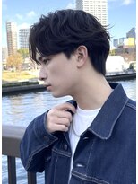 クオンヒール 淀屋橋店(QUON HEAL)&nbsp;MEN’S HAIR/サーフカール/刈り上げセンターパート/淀屋橋