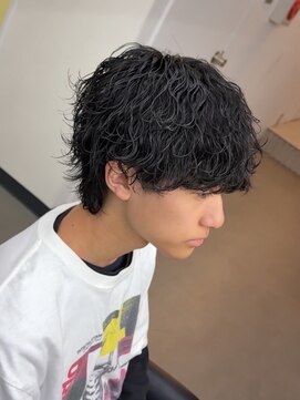 プルーブトウキョウ 渋谷(PROVE TOKYO) 爽やか無造作ビジネスツーブロック波巻きパーマ