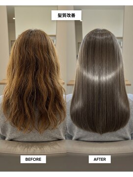 SENJYU 名古屋 名駅【髪質改善 縮毛矯正 白髪ぼかし特化サロン】【4/1OPEN（予定）】 髪質改善ツヤ髪ストレート/ロングヘア