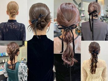 ケンジ 横浜(KENJE)の写真/トレンドのアレンジはもちろん、ナチュラルアレンジまで何でもお任せ☆特別な日はプロの技で華やかに！