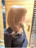 ミディアムレイヤー×ミルクティーベージュ