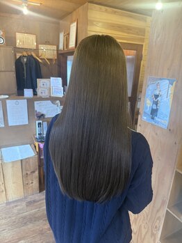 テントテン(tent ten)の写真/ダメージを抑えながら叶える、自然なツヤ髪ストレート＊